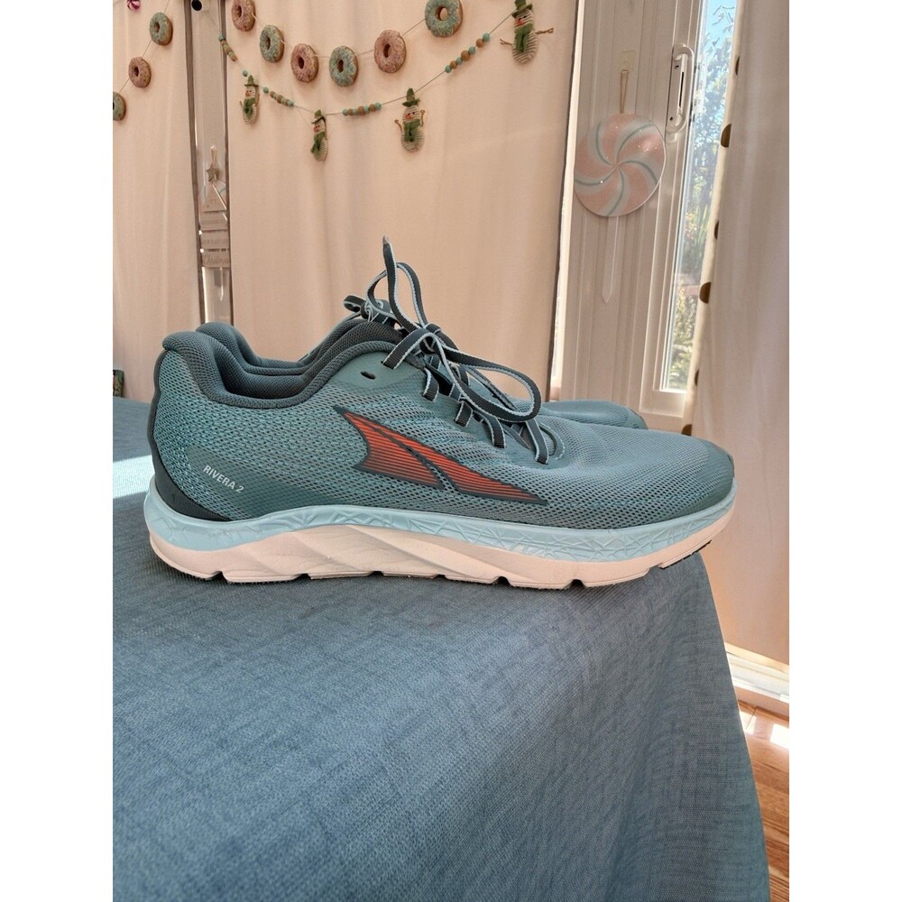 Altra Rivera 2 Road Running Shoes Teal Green Minimal Comfort Train Womens 7